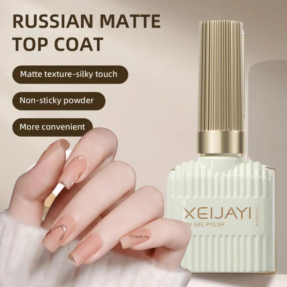 Photography Lighting Gel - 15ml ロシア製マットベース＆トップコートジェルポリッシュ、セミパーマネントソークオフUV/LED対応、ノンスティックパウダーマットトップネイルジェルポリッシュGY