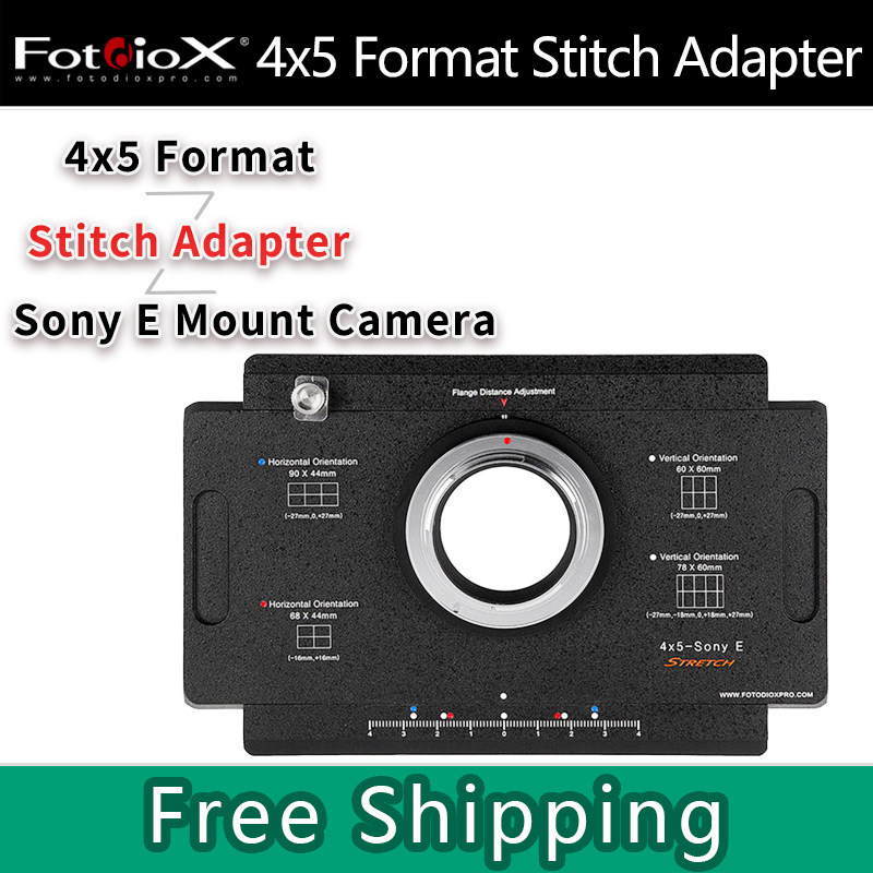 Sony Camera A7 Iv - Fonoox-グラフィックスグラフィック用の大判スプライシングステッチアダプターボード、ソニーeカメラへの45マウント、a7iv、a7rv、a1、a7cr、a1ii、r4 x 5