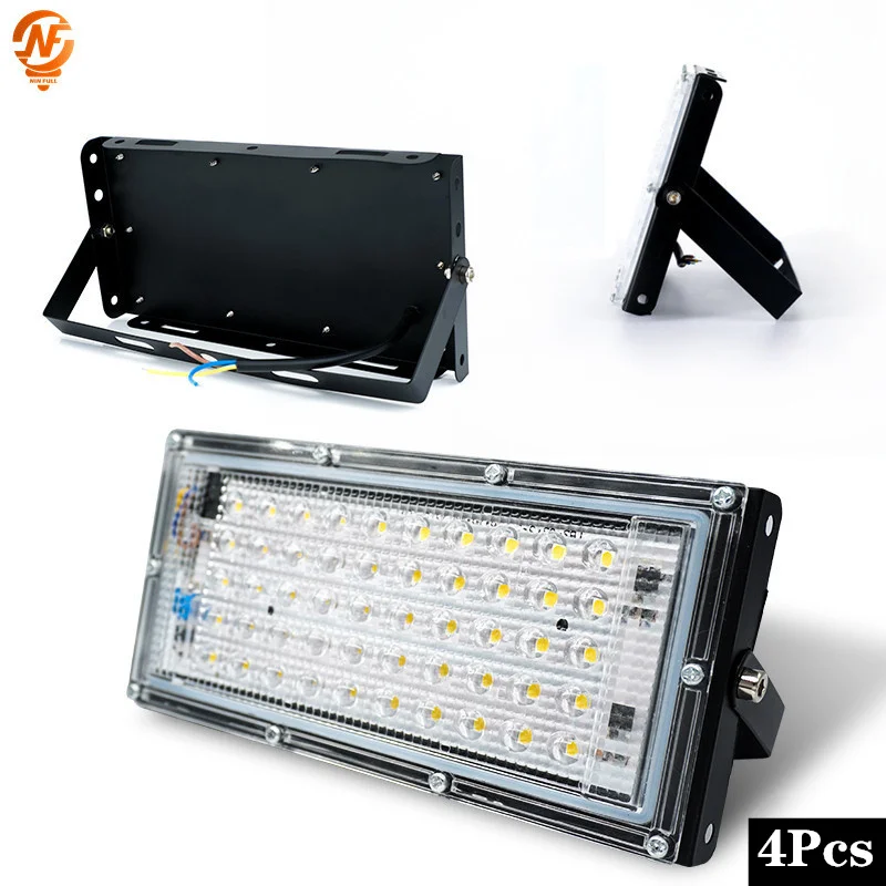 Photography Lighting Uk - IP65防水LEDフラッドライト,屋外反射板,50W,ピース/ロットW,100 V,220V,街路灯,110 LED。