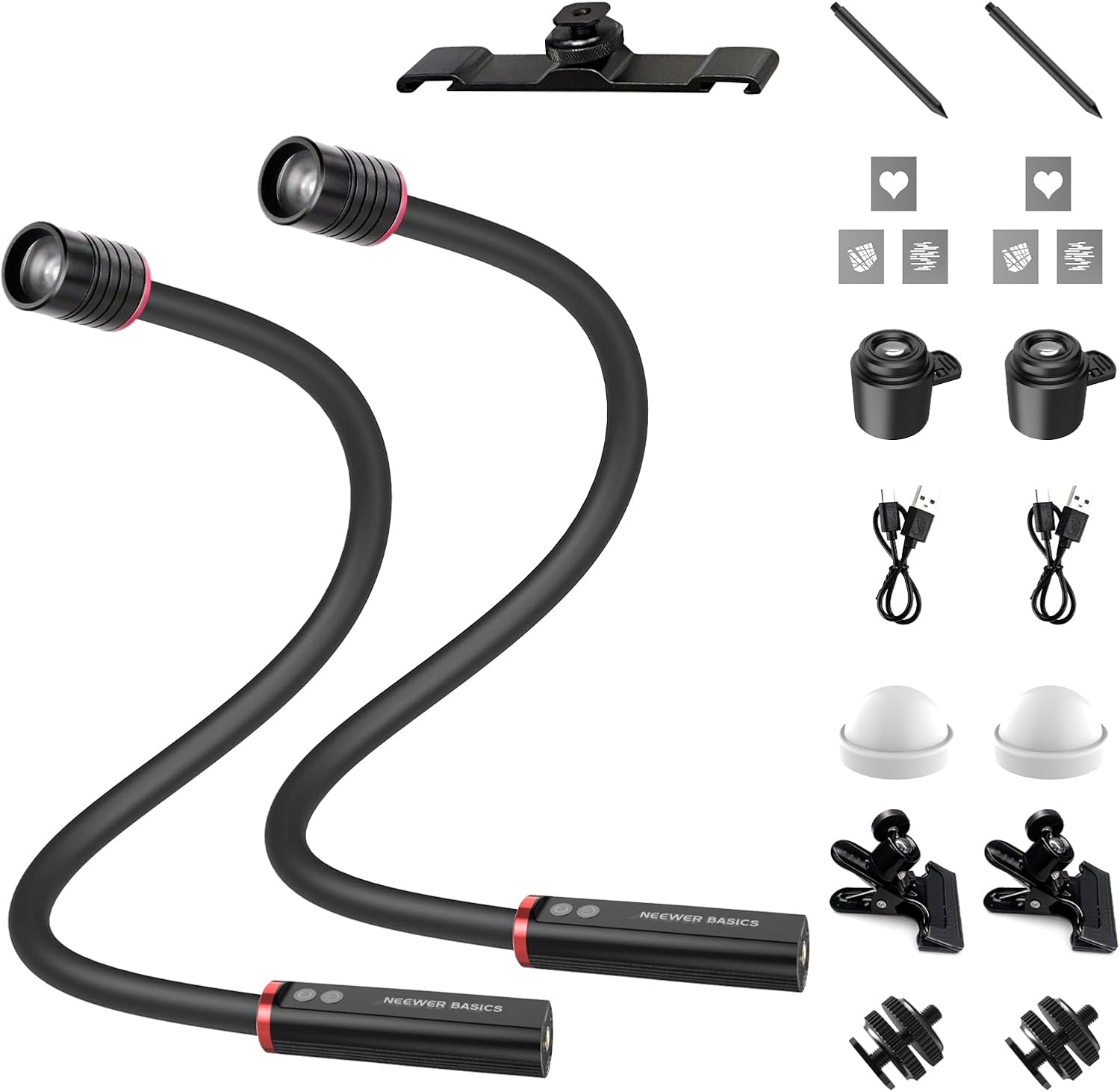 NEEWER BASICS 2個セット ML01 USB C - Photography Lighting Basics のレビューと価格