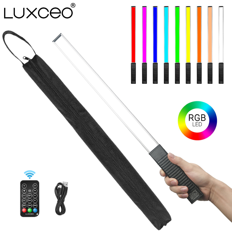 LUXCEO Q508A ハンドヘルド RGB ビデオチュー - Photography Lighting Youtube のレビューと価格