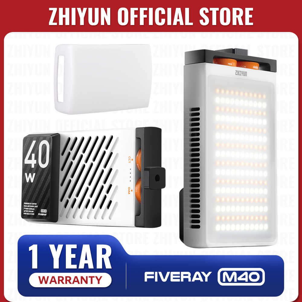 Zhiyun-写真,FIVERAY M40 40W,ビデオ, - Photography Lighting For Outdoors のレビューと価格