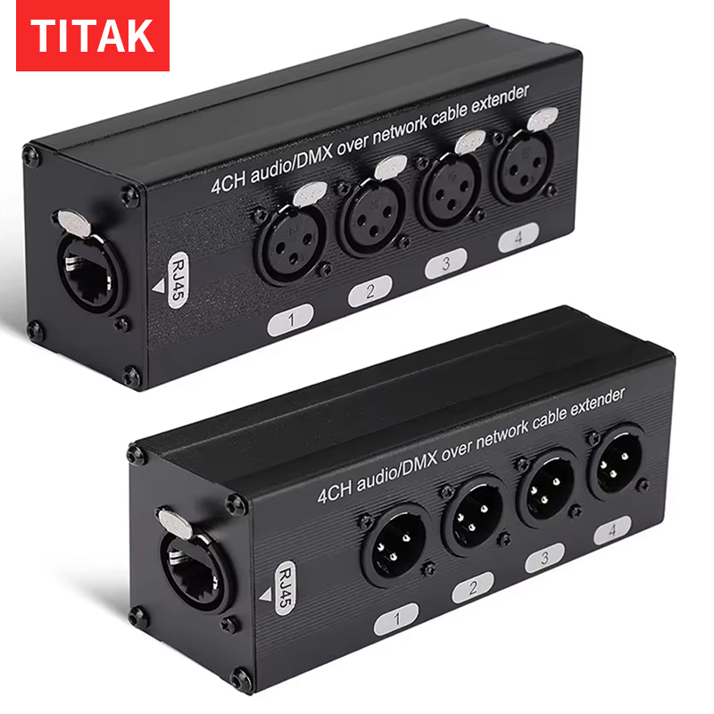 XLR-RJ45 4チャンネルオーディオエクステンダー、DM - Photography Lighting Uk のレビューと価格