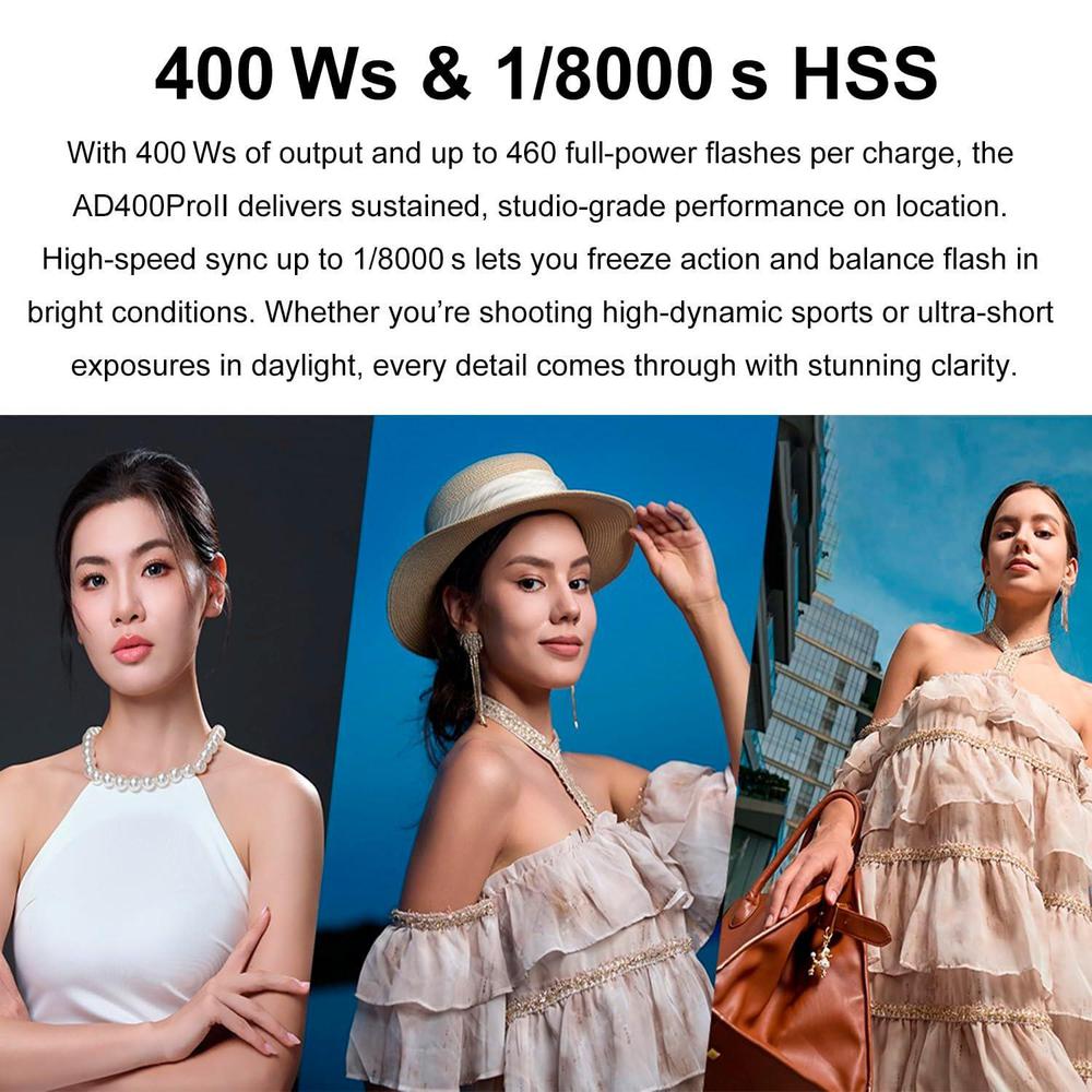 Godox AD400 Pro II AD400Pro II - Portable Strobe Monolight のレビューと価格