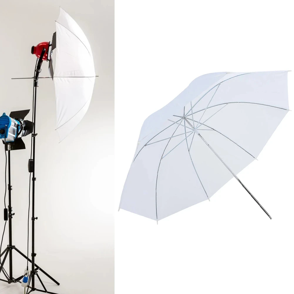 20 インチフォトスタジオ照明フラッシュ半透明白撮影昼光リフ - Photography Lighting Umbrella のレビューと価格