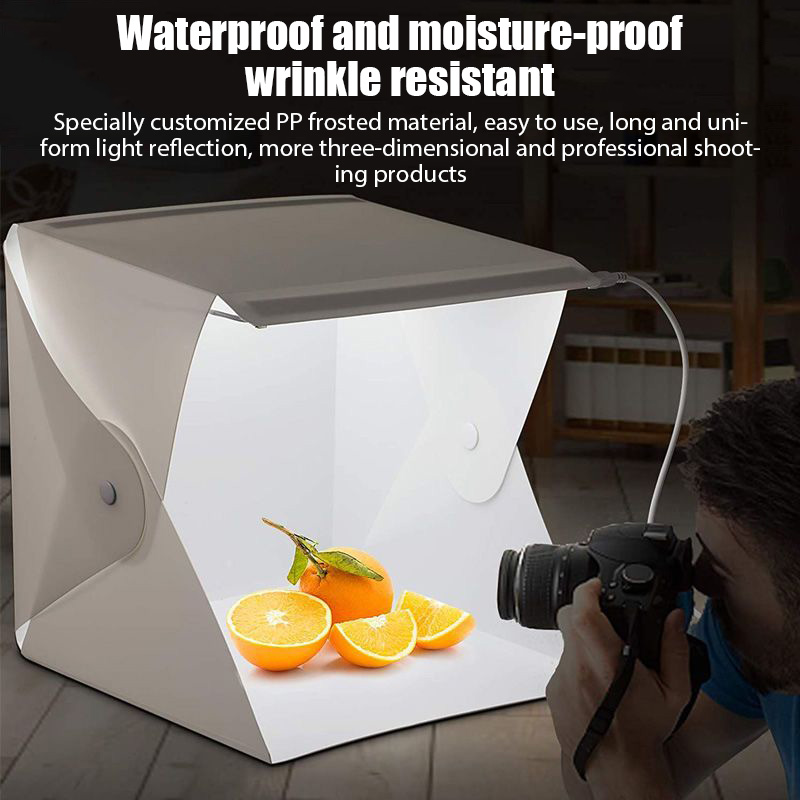 折りたたみ式ライトボックス ポータブル写真撮影用LEDフォト - Photography Lighting Background のレビューと価格
