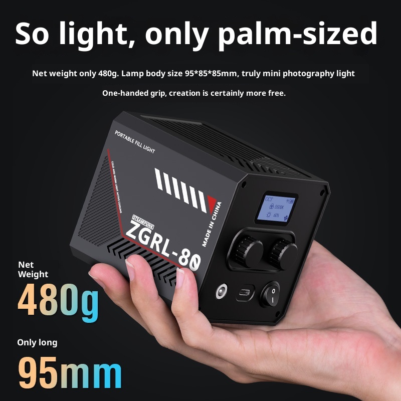 ZGRL80 80W COB LEDビデオライト ハンドヘル - Photography Lighting For Outdoors のレビューと価格
