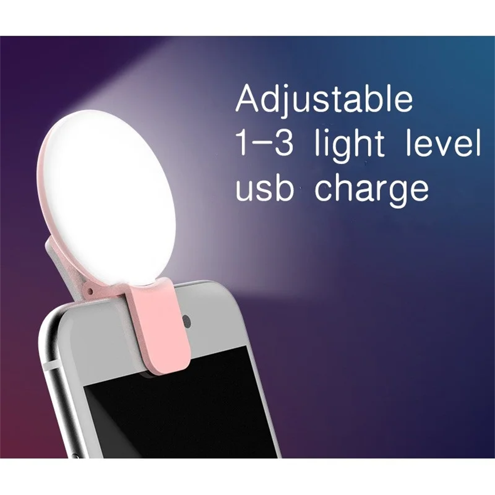 ポータブルLEDランプ スマホライブビデオ用美肌ライト 汎用 - Photography Lighting Gear のレビューと価格