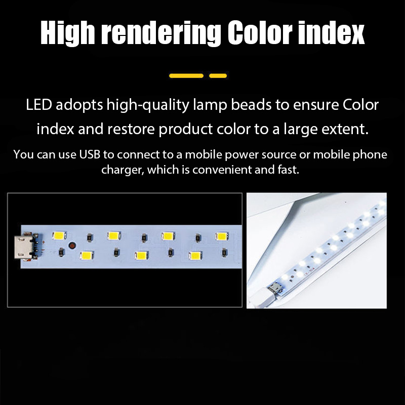 20cmポータブルフォトボックス写真撮影用折りたたみ式LED - Photography Lighting Background のレビューと価格