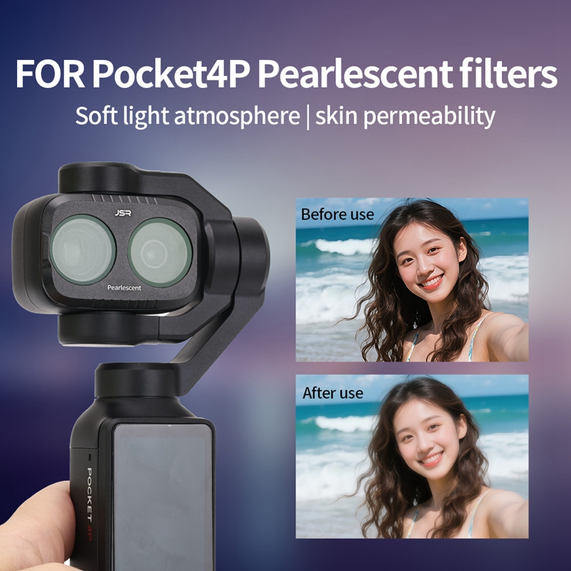 DJI Osmo Pocket 4P カメラレンズ磁気真珠光 - Lighting Glass Photography のレビューと価格