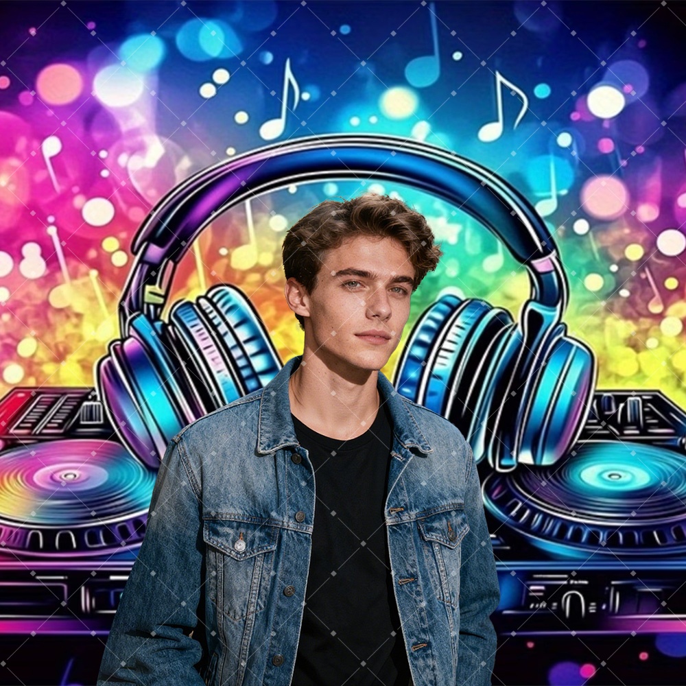 ヒップホップ音楽DJパーティー装飾スカルブラックライトネオン - Photography Lighting Background のレビューと価格