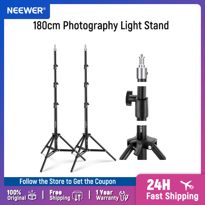 NEEWER Basics 6フィート/180cm写真撮影用 - Photography Lighting Basics のレビューと価格