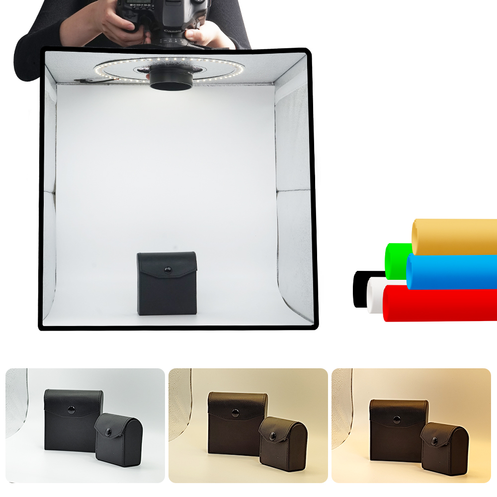 ライトダウ調光可能フォトボックスLEDライトルームフォトスタ - Photography Lighting Background のレビューと価格