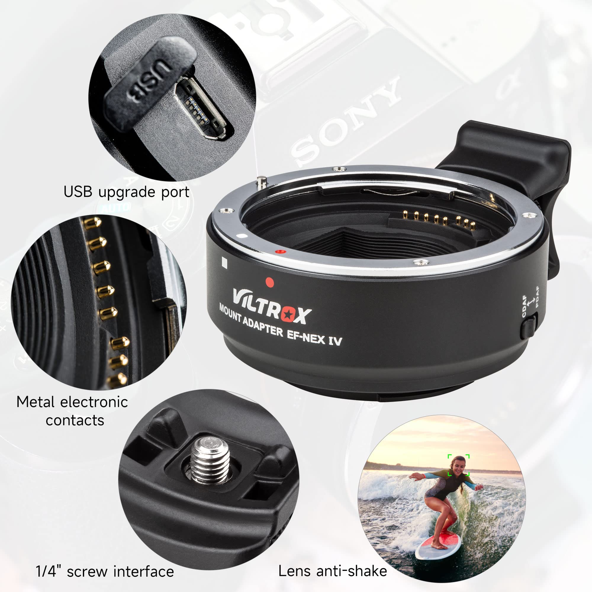 Viltrox EF-NEX IV レンズマウントアダプター - Sony Camera A7 Iv のレビューと価格