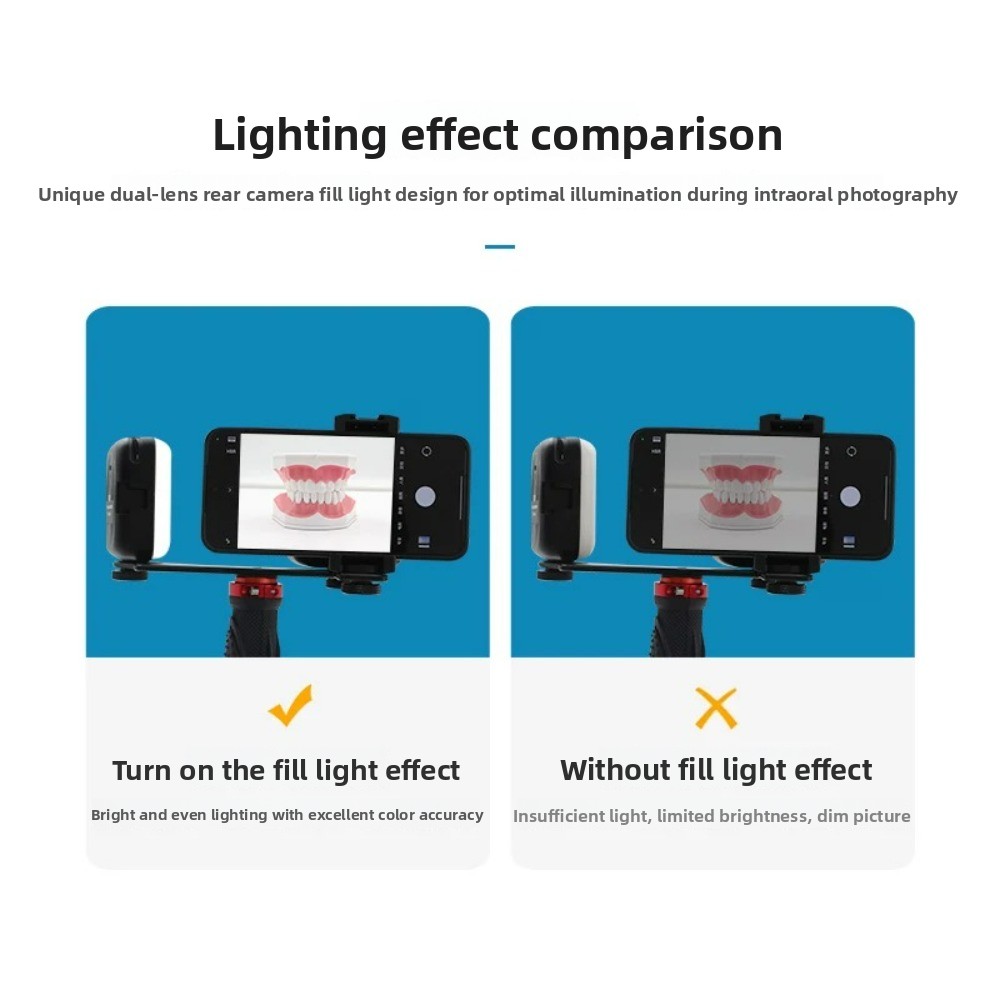 歯科用撮影ライト、スマートフォン用Bluetooth LED - Photography Led Lighting Kit のレビューと価格