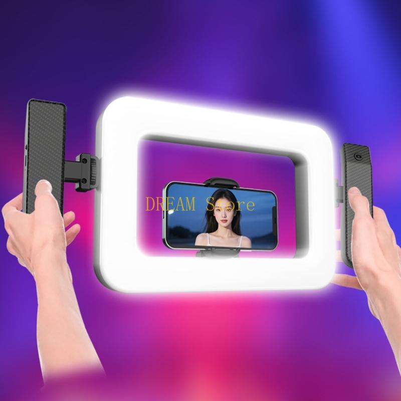 ハンドヘルドポータブルライト 360 ライト調整可能な明るさ - Photography Lighting For Sale のレビューと価格