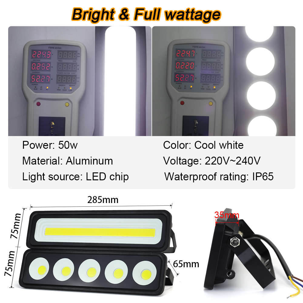 防水LEDフラッドライト,屋外照明,景観照明,壁ランプ,プロ - Photography Lighting Uk のレビューと価格
