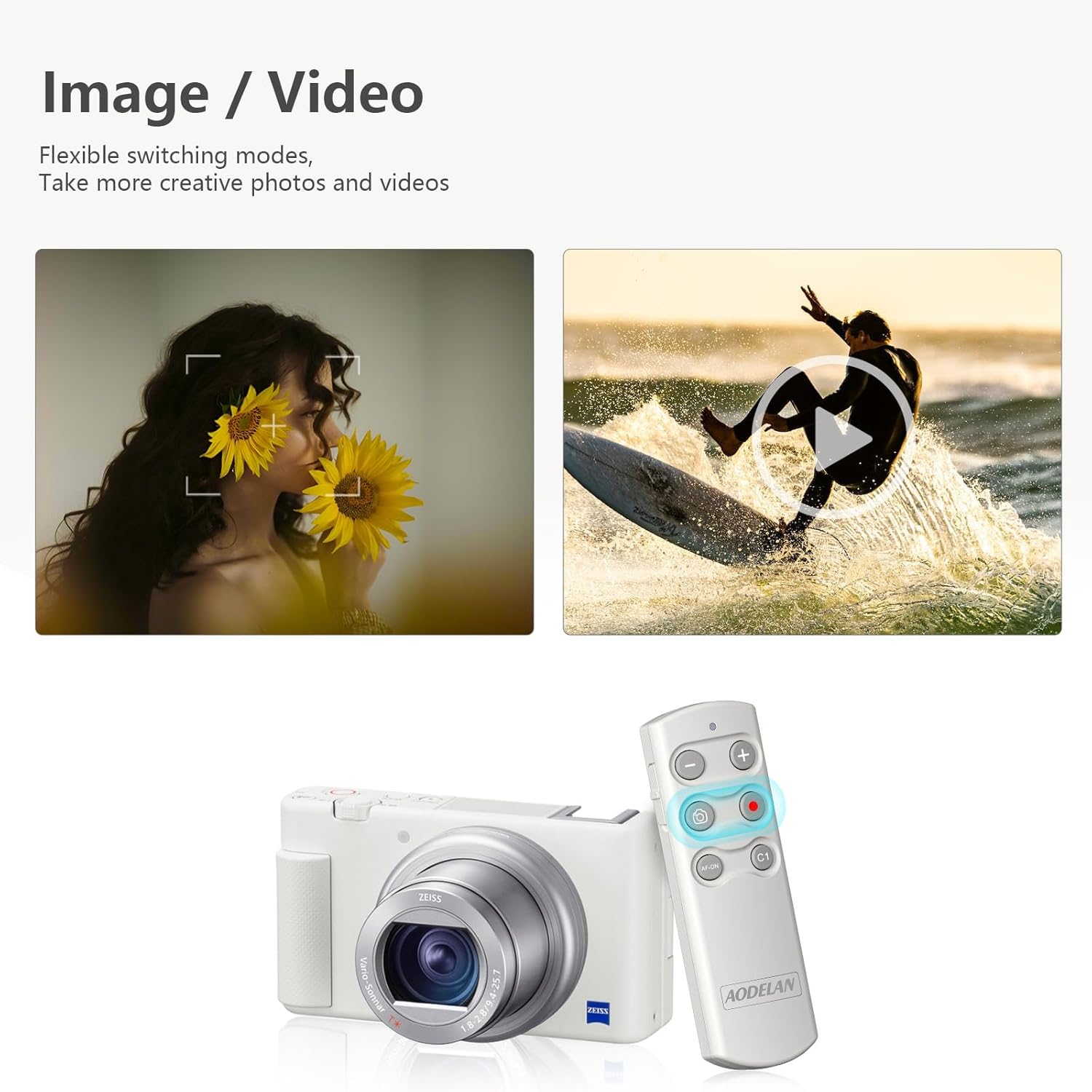 Aodelan-Sonyカメラ用のBluetoothワイヤレ - Sony Camera A7 Iv のレビューと価格